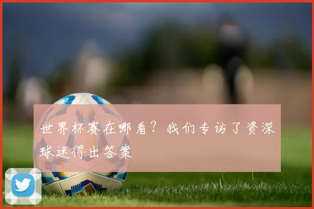世界杯赛在哪看？我们专访了资深球迷得出答案